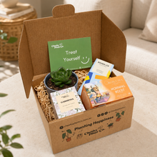 Load image into Gallery viewer, Pamper &amp; Care Succulent Gift Box
