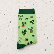 Load image into Gallery viewer, Plant Lover Socks - Plant Pattern - Cheeky Plant Co.
