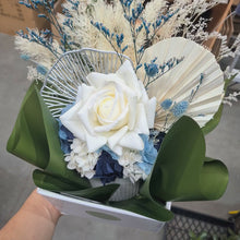 Load and play video in Gallery viewer, Congratulations Dried Flower Arrangements - Blue - Sydney Only
